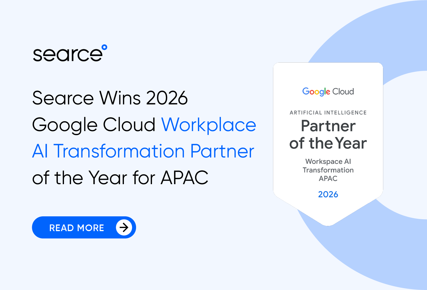 Searce Wins 2026 Google Cloud Workplace AI Transformation Partner of the Year for APAC